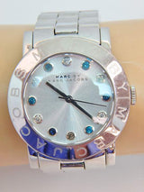 Marc Jacobs Amy White Dial Silver Steel Strap Watch for Women - MBM3140 Buy Now By Marc Jacobs