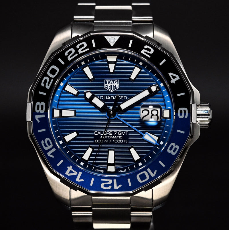 Shop Tag Heuer Aquaracer Blue Dial Watch for Men - WAY201T.BA0927 in USA