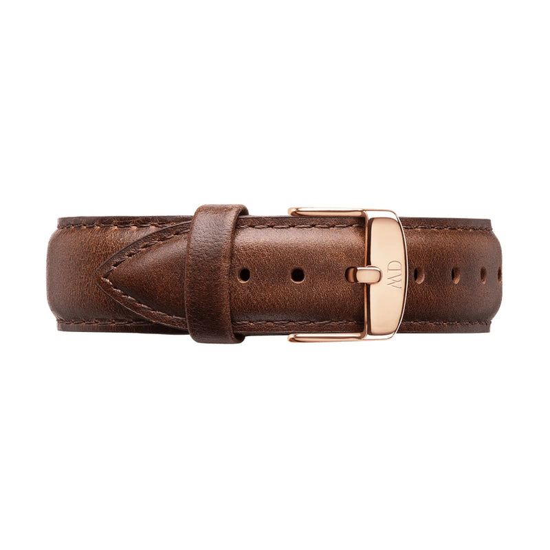 Daniel Wellington Classic Bristol White Dial Brown Leather Strap Watch For Women - DW00100039 Buy Now By Daniel Wellington