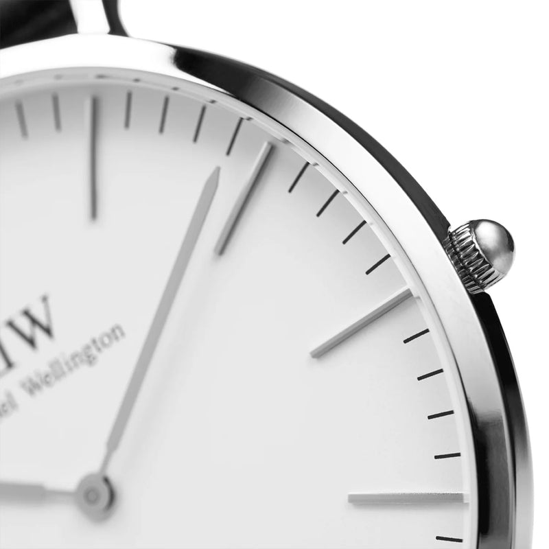 Daniel Wellington Classic Bristol Quartz White Dial Brown Leather Strap Watch For Men - DW00100023 Buy Now By Daniel Wellington