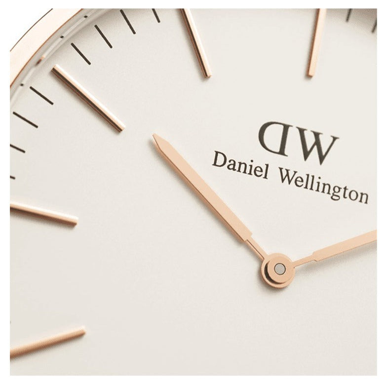 Shop Daniel Wellington Classic Oxford White Dial Two Tone NATO Strap Watch For Men - DW00100001 in USA