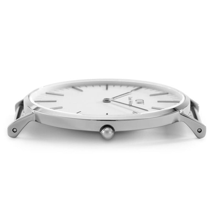 Daniel Wellington Classic Reading White Dial Black Leather Strap Watch For Women - DW00100058 Buy Now By Daniel Wellington