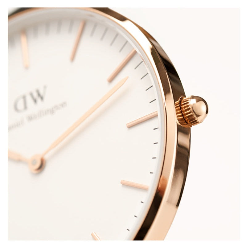Daniel Wellington Classic St. Mawes White Dial Brown Leather Strap Watch for Men - DW00100035 Buy Now By Daniel Wellington