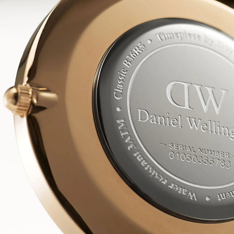 Daniel Wellington Classic York White Dial Brown Leather Strap Watch For Women - DW00100038 Buy Now By Daniel Wellington