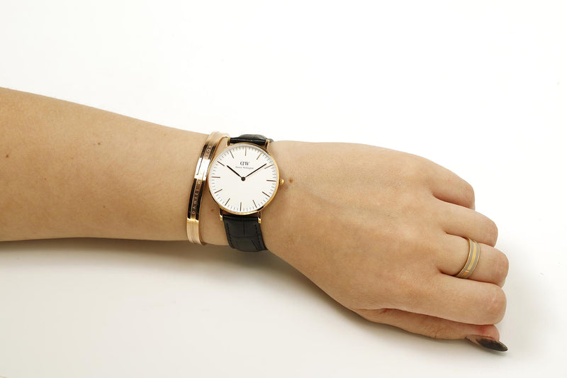 Daniel Wellington Classic Reading White Dial Black Leather Strap Watch For Women - DW00100041 Buy Now By Daniel Wellington