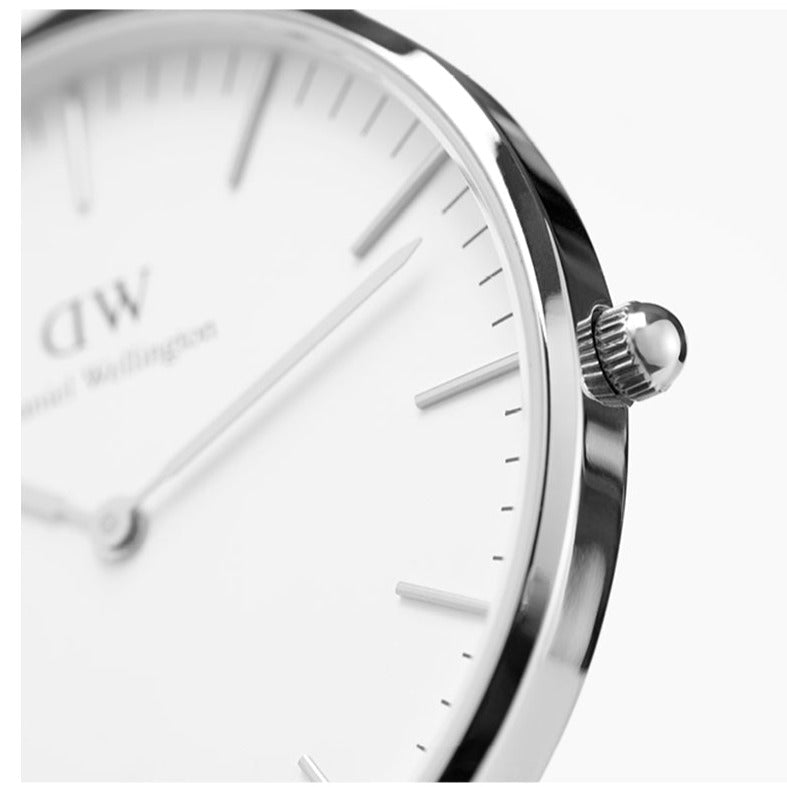 Daniel Wellington Classic St Mawes White Dial Brown Leather Strap Watch For Men - DW00100021 Buy Now By Daniel Wellington