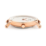 Daniel Wellington Classy St Mawes White Dial Brown Leather Strap Watch For Women - DW00100059 Buy Now By Daniel Wellington