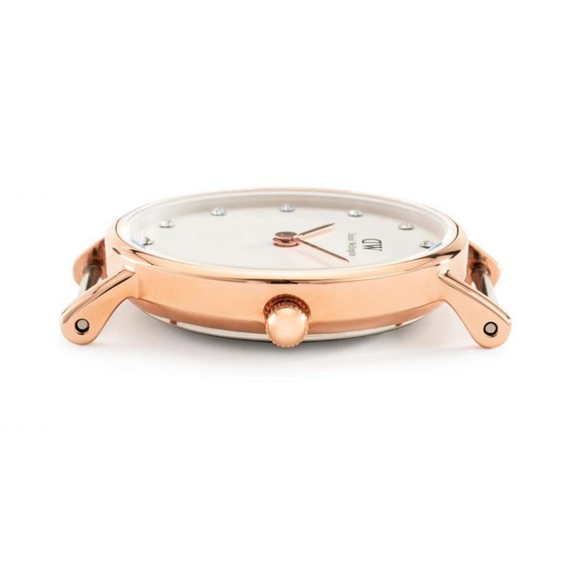 Daniel Wellington Classy St Mawes White Dial Brown Leather Strap Watch For Women - DW00100059 Buy Now By Daniel Wellington