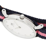 Daniel Wellington Classy Winchester White Dial Two Tone NATO Strap Watch For Women - DW00100073