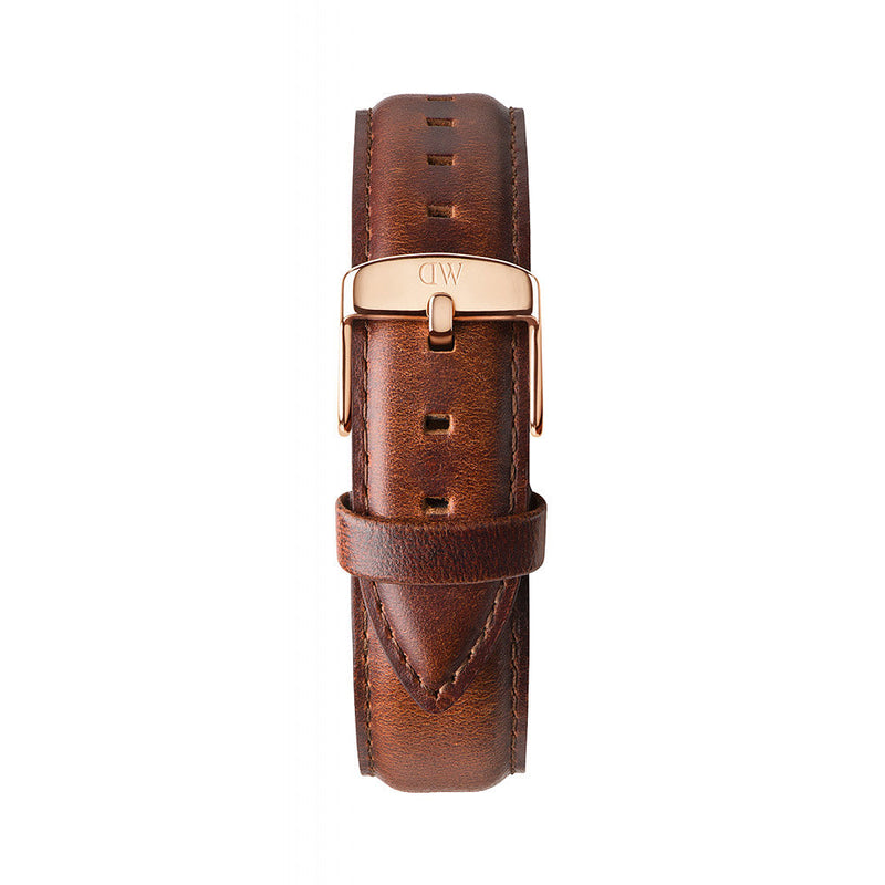 Daniel Wellington Dapper St Mawes White Dial Brown Leather Strap Watch For Men - DW00100083 Buy Now By Daniel Wellington