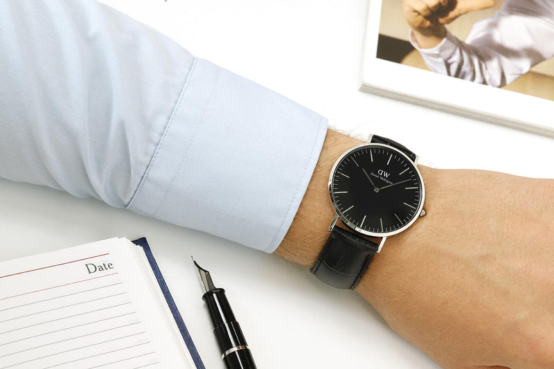 Daniel Wellington Classic Reading Black Dial Black Leather Strap Watch For Men - DW00100135 Buy Now By Daniel Wellington