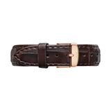 Daniel Wellington Classic York Black Dial Brown Leather Strap Watch For Women - DW00100140 Buy Now By Daniel Wellington