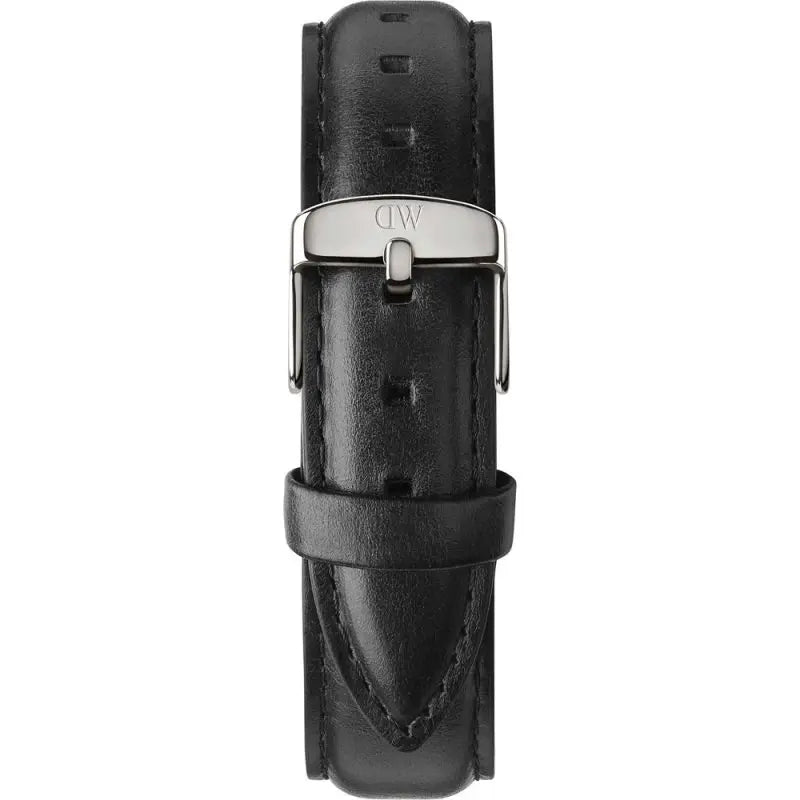 Daniel Wellington Petite Sheffield Black Dial Black Leather Strap Watch For Women - DW00100180 Buy Now By Daniel Wellington