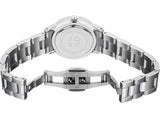 Daniel Wellington Iconic Link White Dial Silver Steel Strap Watch For Women - DW00100207