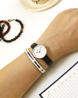 Daniel Wellington Classic Petite Reading White Dial Black Leather Strap Watch For Women - DW00100241 Buy Now By Daniel Wellington