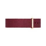 Daniel Wellington Classic Roselyn Black Dial Maroon Nylon Strap Watch For Women - DW00100269 Buy Now By Daniel Wellington