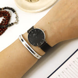 Daniel Wellington Petite Ashfield Black Dial Black Mesh Strap Watch For Women - DW00100308 Buy Now By Daniel Wellington