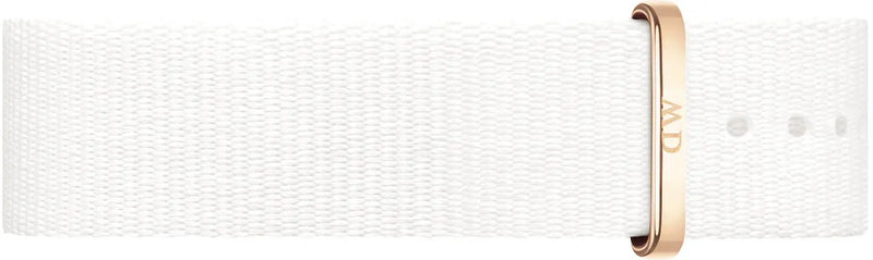 Daniel Wellington Classic Dover White Dial White Nylon Strap Watch For Women - DW00100309 Buy Now By Daniel Wellington