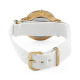 Daniel Wellington Classic Petite Dover White Dial White Nylon Strap Watch For Women - DW00100313 Buy Now By Daniel Wellington