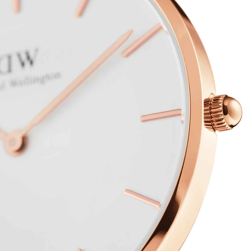 Daniel Wellington Classic Petite Dover White Dial White Nylon Strap Watch For Women - DW00100313 Buy Now By Daniel Wellington