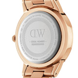 Daniel Wellington Iconic Link White Dial Gold Steel Strap Watch For Men - DW00100343 Buy Now By Daniel Wellington