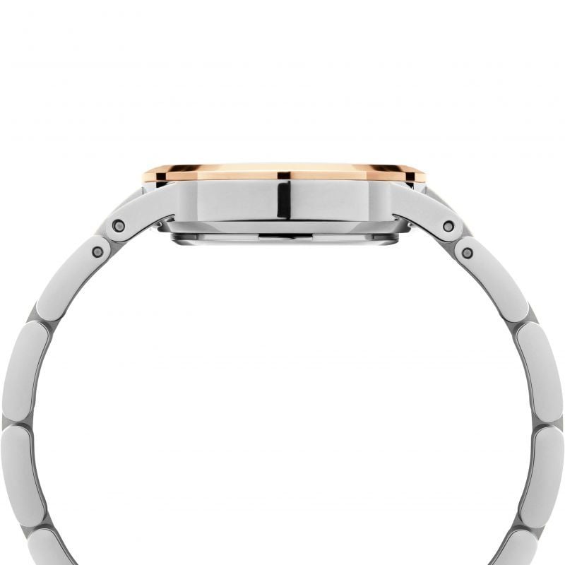 Daniel Wellington Iconic Link White Dial Two Tone Steel Strap Watch For Women - DW00100359 Buy Now By Daniel Wellington