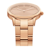 Daniel Wellington Iconic Link Unitone Rose Gold Dial Rose Gold Steel Strap Watch For Women - DW00100401 Buy Now By Daniel Wellington