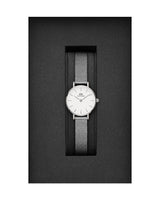 Shop Daniel Wellington Classic Petite Sterling White Dial Silver Mesh Bracelet Watch for Women - DW00100442 in USA
