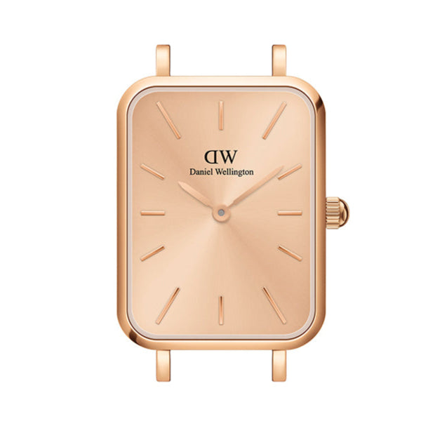 Daniel Wellington Quadro Unitone Rose Gold Dial Rose Gold Mesh Strap Watch For Women - DW00100484 Buy Now By Daniel Wellington