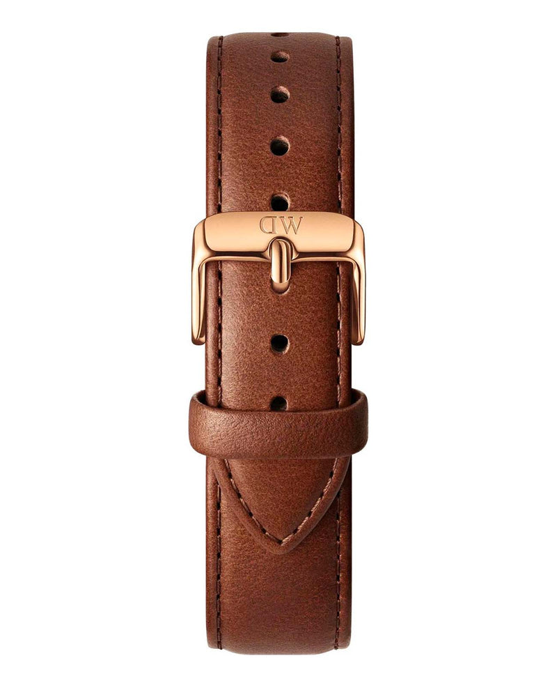 Daniel Wellington Iconic Chronograph Blue Dial Brown Leather Strap Watch For Men - DW00100639 Buy Now By Daniel Wellington