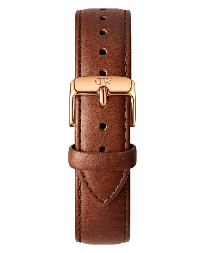 Daniel Wellington Iconic Chronograph St Mawes Brown Dial Brown Leather Strap Watch For Men - DW00100640 Buy Now By Daniel Wellington