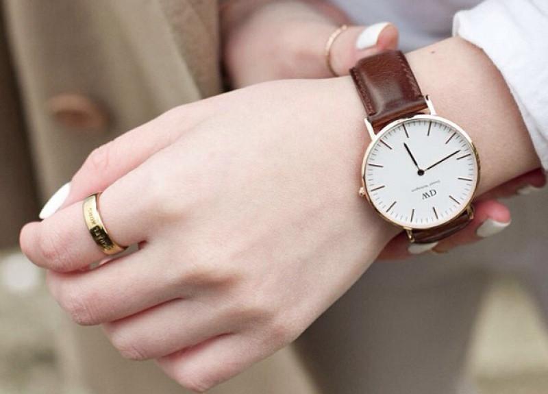 Daniel Wellington Classic Petite St Mawes White Dial Brown Leather Strap Watch For Women - DW00100231 Buy Now By Daniel Wellington