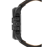 Diesel Mega Chief Quartz Black Dial Two Tone Leather Strap Watch For Men - DZ4305 Buy Now By Diesel