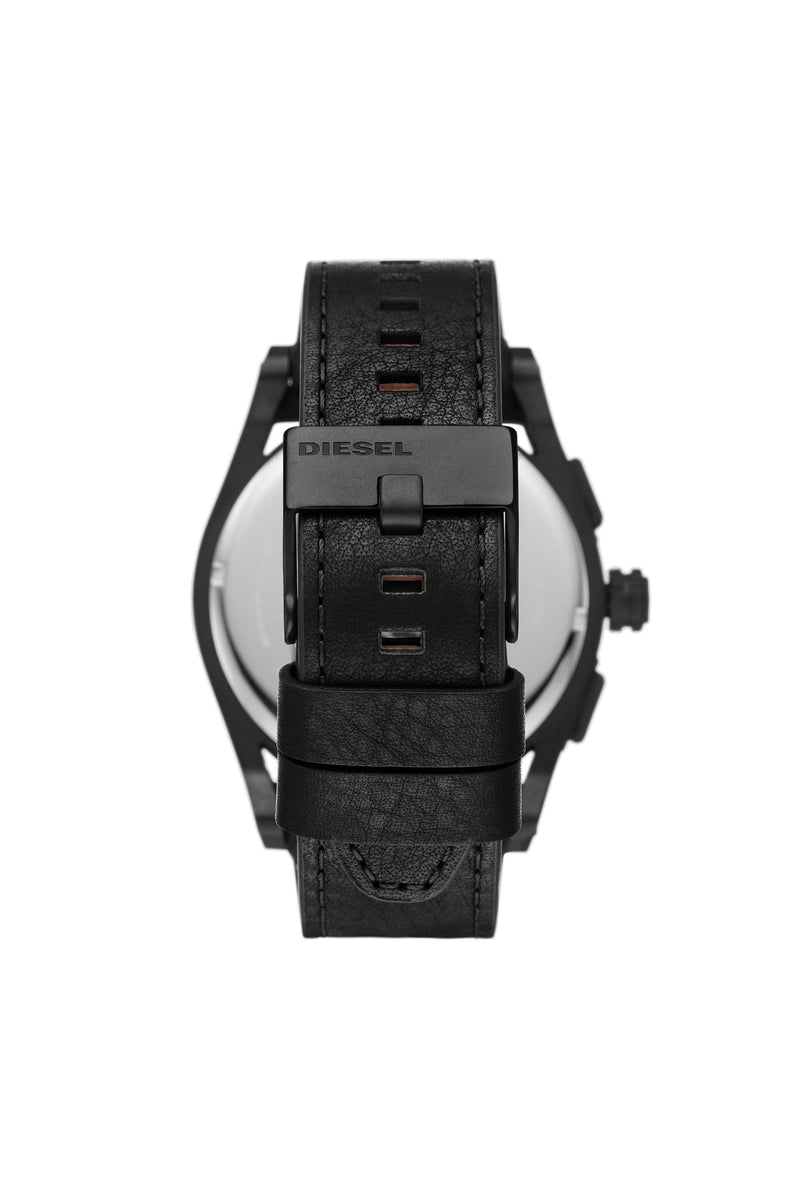 Fossil Nate Chronograph Black Dial Black Leather Strap Watch for Men - JR1510 Buy Now By Fossil
