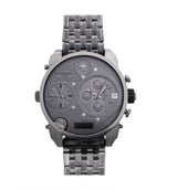 Diesel Mr Daddy 1.0 Gray Dial Gray Stainless Steel Watch For Men - DZ7247 Buy Now By Diesel