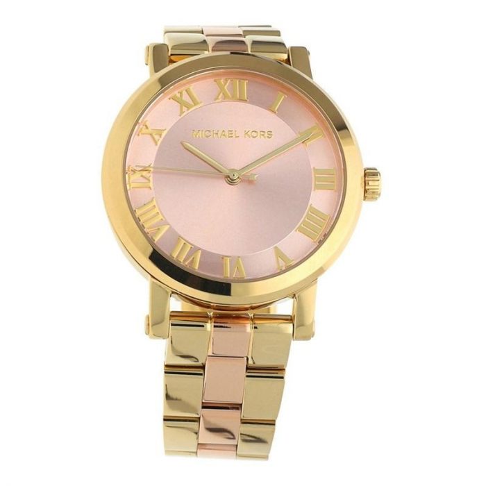 Michael Kors Norie Gold Dial Two Tone Steel Strap Watch for Women - MK3586 Buy Now By Michael Kors
