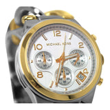 Michael Kors Runway White Dial Two Tone Steel Strap Watch for Women - MK3199 Buy Now By Michael Kors