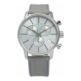 Calvin Klein City Chronograph White Dial White Leather Strap Watch for Men - K2G271Q4 Buy Now By Calvin Klein