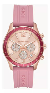 Michael Kors Berkley Quartz Rose Gold Dial Pink Rubber Strap Watch for Women - MKO1039 Buy Now By Michael Kors