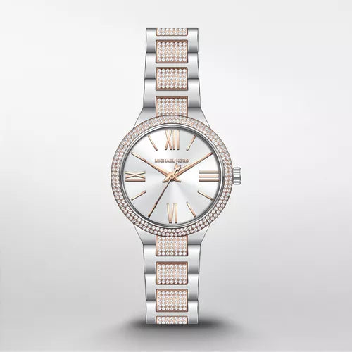 Michael Kors Taryn Quartz White Dial Two Tone Steel Strap Watch For Women - MK4461 Buy Now By Michael Kors