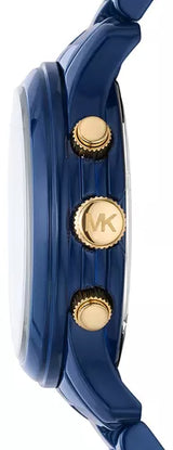 Michael Kors Runway Analog Blue Dial Blue Steel Strap Watch for Women - MK7332 Buy Now By Michael Kors