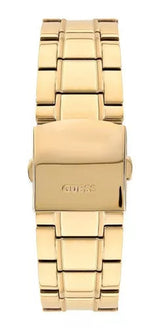 Guess Horizon Chronograph Black Dial Gold Steel Strap Watch For Men - W0379G4 Buy Now By Guess