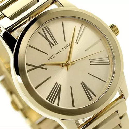 Michael Kors Hartman Quartz Gold Dial Gold Steel Strap Watch For Women - MK3490 Buy Now By Michael Kors
