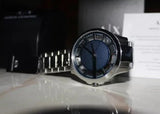Armani Exchange Hampton Chronograph Blue Dial Silver Steel Strap Watch For Men - AX2178 Buy Now By Armani Exchange