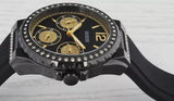 Guess Starlight Black Dial Black Rubber Strap Watch for Women - W0846L1 Buy Now By Guess