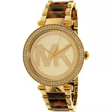 Michael Kors Parker Chronograph Gold Dial Two Tone Steel Strap Watch for Women - MK6109 Buy Now By Michael Kors