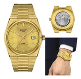 Tissot PRX Powermatic 80 Gold Dial Gold Steel Strap Watch for Men - T137.407.33.021.00