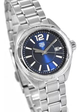 Shop Tag Heuer Formula 1 Quartz Blue Dial Silver Steel Strap Watch for Women - WBJ1412.BA0664 in USA