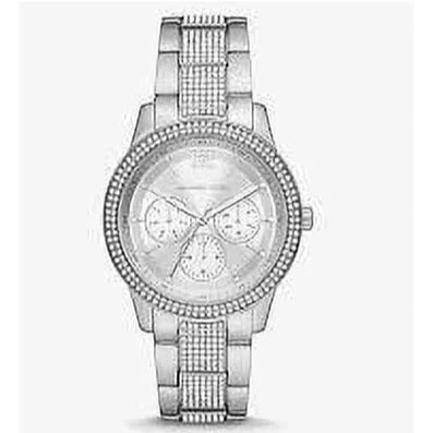Michael Kors Tibby Chronograph Silver Dial Silver Steel Strap Watch For Women - MK7294 Buy Now By Michael Kors