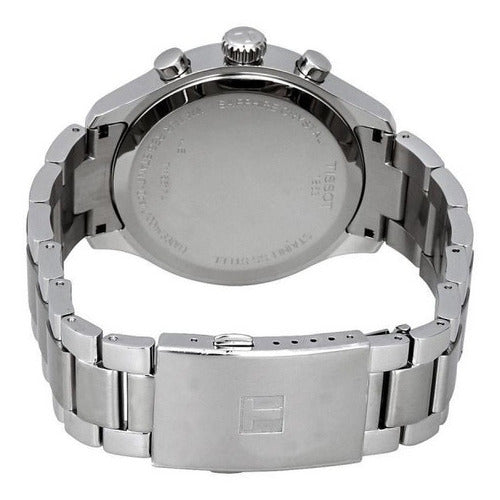 Tissot T Sport Chrono XL Chronograph Blue Dial Silver Steel Strap Watch For Men - T116.617.11.047.00 Buy Now By Tissot